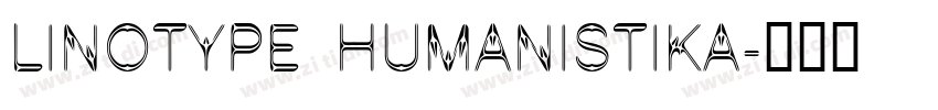 Linotype Humanistika字体转换